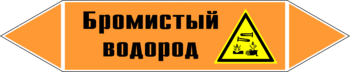 Маркировка трубопровода "бромистый водород" (k14, пленка, 358х74 мм)" - Маркировка трубопроводов - Маркировки трубопроводов "КИСЛОТА" - магазин "Охрана труда и Техника безопасности"